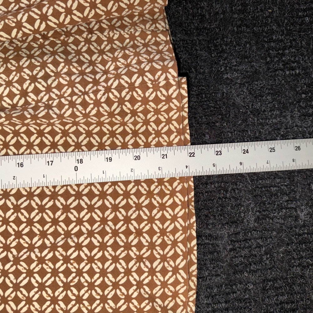 J.McLaughlin Lord & Taylor Brown Geometric Print Pleated A-Line Skirt Womens 4 - Picture 3 of 10